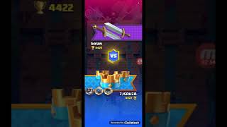 7JS0UZAgames usando as cartas deck kamikaze CLASH ROYALE [upl. by Remmos]