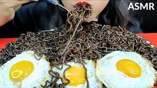 ASMR EATING SPICY KOREAN BLACK BEAN NOODLES 먹방 짜장면 JJAJANGMYEON NO TALKING EATING SOUND [upl. by Severen]