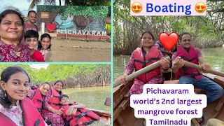 Pichavaram world’s 2nd largest mangrove forest full details in telugu  mangrove forest Pichavaram [upl. by Bobby]