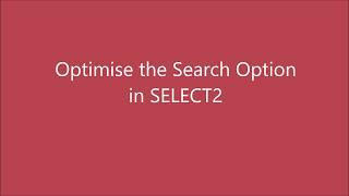 Optimise the data load in select2  Select box with search option  PHP Tutorial [upl. by Ener]