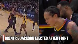 Brittney Griner amp Rickea Jackson EJECTED after physical altercation  WNBA on ESPN [upl. by Eidur788]