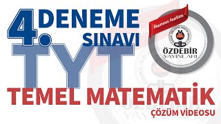 Şubat 2024  YKS 4 Deneme Sınavı TYT TEMEL MATEMATİK Çözüm Videoları [upl. by Llireva]