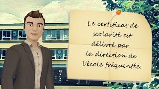 Le certificat de scolarité [upl. by Eisset]