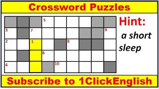 Crossword Puzzles13Crossword GameWord PuzzleCrossword puzzle in EnglishEnglishPuzzlesPuzzles [upl. by Emylee]