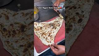 Biggest Butter Naan Rs 130 Only🥵youtubeshorts trending viralvideo naan butter streetfood [upl. by Ambrosius]