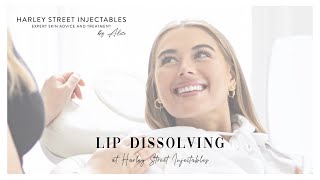 Lip Filler Dissolving Treatment at Harley Street Injectables with ArabellaChi [upl. by Hyrup]