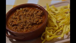 Ragù alla Bolognese  Bolognese Sauce [upl. by Elinnet922]