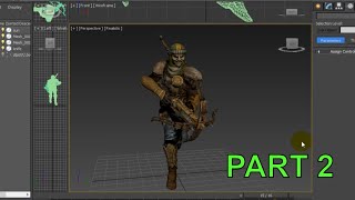 3ds Max Adanced Animation Tutorial Part 2 Refinement and Rendering ENGLISH [upl. by Colly325]