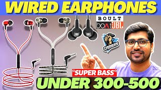 TOP 4🔥Best Wired Earphones 2024🔥Best Earphones Under 500 rs🔥Best Wired Earphones Under 500 [upl. by Simah]