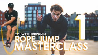 Touwtje springenRopejump Masterclass Leren springen 17 [upl. by Nylyrehc908]