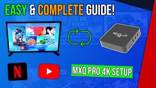 MXQ Pro Android TV Box Full Review  Chip Android TV Box  4K Android TV Box [upl. by Richy]