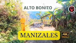 Vereda Alto Bonito  Manizales  Street View  360  VR [upl. by Rolo]