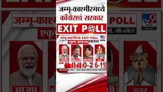 JampK Exit Poll LIVE Update  CVoterच्या पोलनुसार जम्मूकाश्मीरमध्ये काँग्रेसएनसीचं सरकार [upl. by Asli]