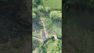 AvantAprès  Renaturation de l’ancienne pisciculture de Renty par le SMAGEAA Drone [upl. by Kristy]