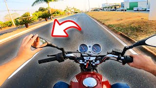 TROCAR O RETROVISOR DA MOTO DÁ MULTA O que é permitido 🤔 [upl. by Ushijima]