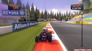 F1 Race Stars Demo Gameplay  Sebastian Vettel Red Bull [upl. by Torrlow]