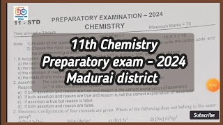 11th Chemistry Preparatory exam  2024 [upl. by Outlaw]