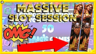 OMG MASSIVE SLOT SESSION and BIG GAMBLES [upl. by Learsiy962]