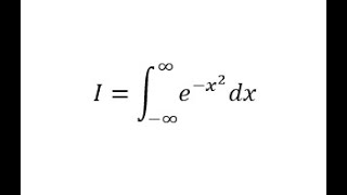 Solving the gaussian integral via polar coordinates and the Jacobian [upl. by Artsa]