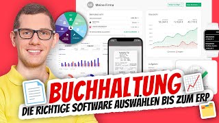 Die richtige Buchhaltungssoftware Finanzbuchhaltung 📈 Cloud FiBu Steuersoftware  Lohn amp Gehalt [upl. by Eylrac]