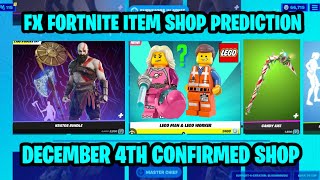 December 4th 2023 Fortnite Item Shop CONFIRMED  Fortnite Early Item Shop Prediction December 4th [upl. by Waterman]