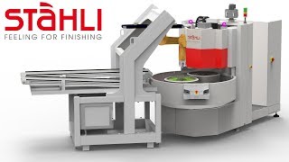 STÄHLI FH3505 Roboter Automation  µm präzises Flachhonen  Feinschleifen [upl. by Macdermot]