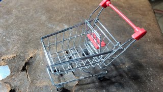 Novelty Metal Shopping Cart Review [upl. by Lemyt719]