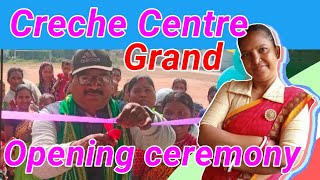 କ୍ରେଜ ସେଣ୍ଟର ଉତଘାଟନ କରାଗଲା crèche Center Opening Ceremony anganwadi icds ecce poshon Tracker [upl. by Roselin641]