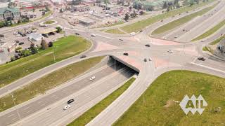 MSE Retaining Walls support Calgary’s TCHBowfort Interchange [upl. by Sudnak]