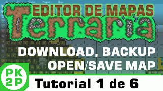 Download Abrir Salvar e Dicas de Backup  Tutorial TEdit 01 de 06  Editor de Mapas do Terraria [upl. by Bil]