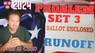 CS50 Runoff Solution  Week 3 Lab  Runoff Solution 2024 Beginners Guide [upl. by Deerc]