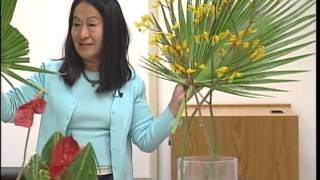 Ikebana Japanese Floral Arrangement [upl. by Akinirt]