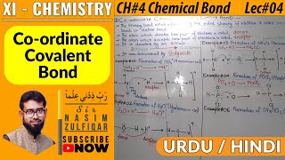 Coordinate Covalent Bond  Dative Bond  CH4  XIChemistry  UrduHindi [upl. by Yelhs463]