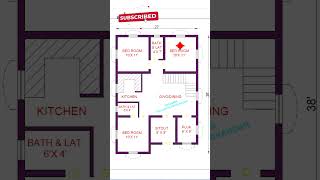 27 X 38  House Plan  House Design  Home Plan  Home Design  3BHK  Engineer Aruljothi Manikandan [upl. by Koerlin]