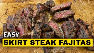 Skirt Steak Fajitas on the Kamado Joe  Hot and Fast Skirt Steak  Easy [upl. by Eddra]