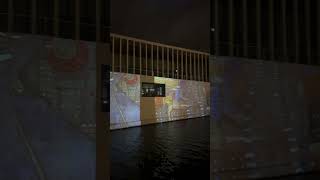 Pergamon Museum Berlin light show street [upl. by Crean]