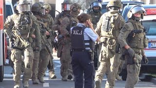 Geiselnahme  Notzugriff  4 Verletzte  GSG 9  SEKs im Einsatz im Kölner HBF am 151018  OTöne [upl. by Bocyaj]