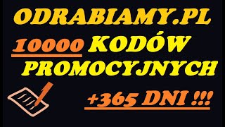 Odrabiamypl Darmowe Kody 365 dni UPDATED 02022024 [upl. by Sergei]