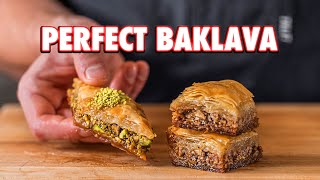 Easy Authentic Baklava At Home 2 Ways [upl. by Burkley]