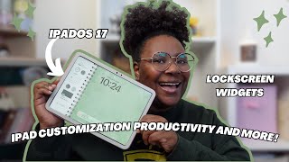 My aesthetic iPadOS 17 homescreen set up for full ✨PRODUCTIVITY ✨ and ✨CUSTOMIZATION ✨ [upl. by Dowell]