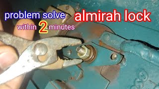 how to repair almirah handle lock door [upl. by Stephen213]