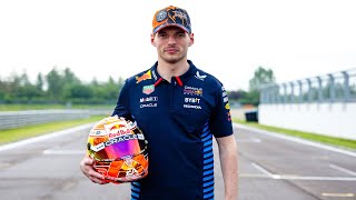 Max Verstappen  Orange Tribute Helmet 2024 [upl. by Jolynn]