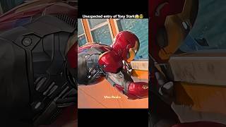 Tony Stark awesome entry in front of Peter Parker to protect ship 🔥🥶shorts ytshorts marvel [upl. by Irrem338]