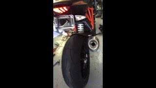 Duke 1290 ktm Comp Werkes Exhaust [upl. by Lebanna]