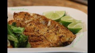 COD SEA BASS pescado al horno [upl. by Aynekal]