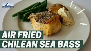 Delicious Air Fried Chilean Sea Bass Recipe  North Coast Seafoods [upl. by Amaryl]