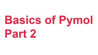 Tutorial 5 Basics of Pymol Part 2 measuring tool polar contacts mutagenesis [upl. by Rina379]