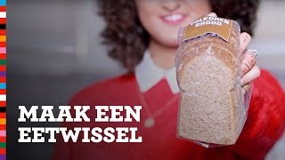 Eetwissel van witbrood naar volkorenbrood  Voedingscentrum [upl. by Ybur]