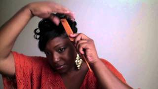 Short Hair Tutorial  How to style my short black hair Black WomenWOC [upl. by Daniel]