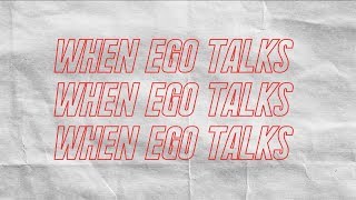 KALLITECHNIS  EGO TALK lyric video [upl. by Leirej]